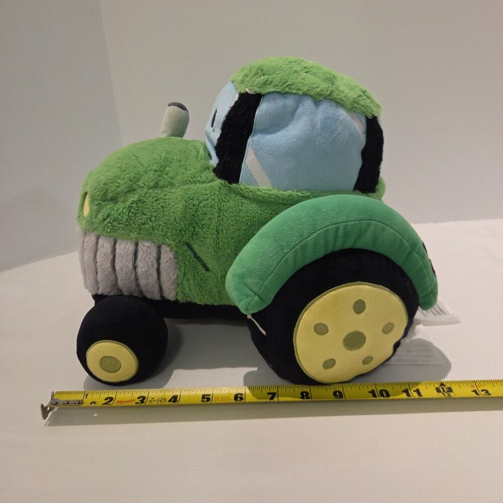 Squishable Go Green Tractor 12" Plush Farm Truck Big Stuffed Toy - Picture 9 of 11